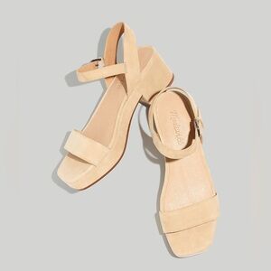 MadeWell The Lina Platform Sandal in Suede NH880